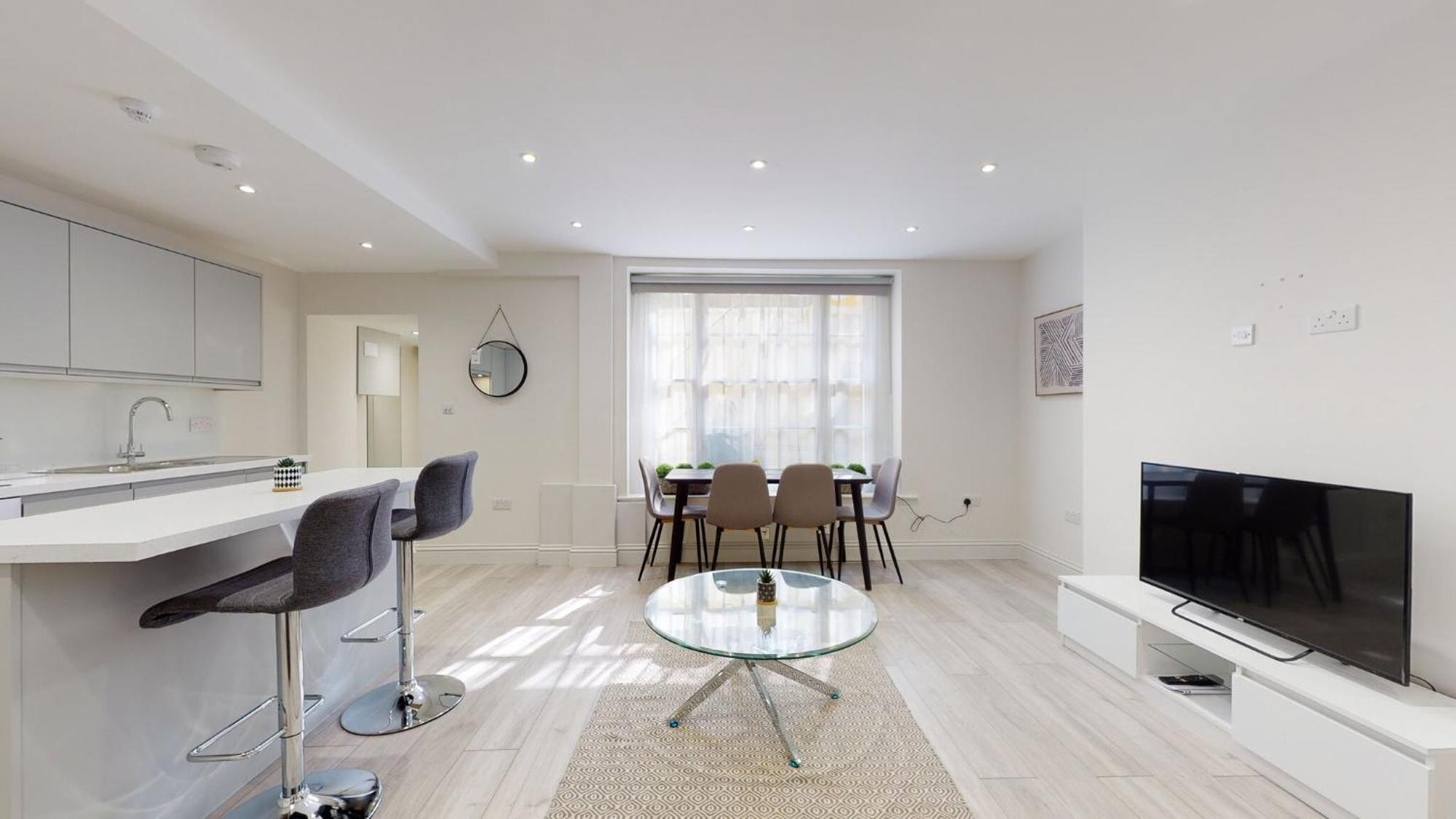 Chic Apartment By Hyde Park London Eksteriør billede