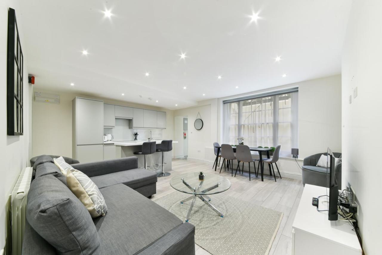Chic Apartment By Hyde Park London Eksteriør billede
